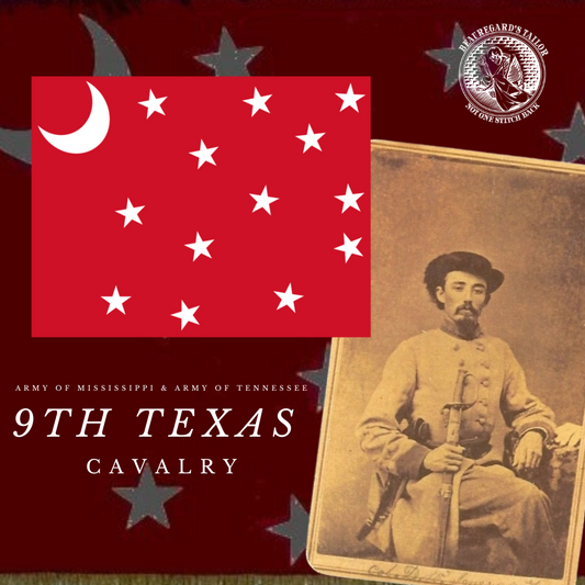 9th Texas Cavalry- Battle Flag House Flag