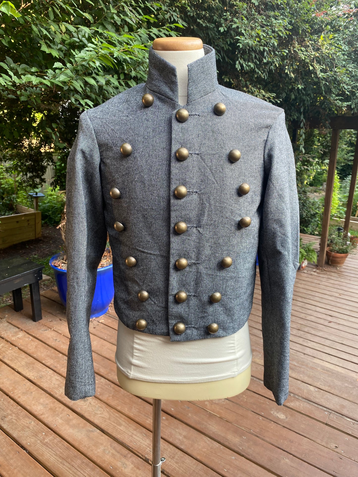 Texas Triple Breasted Untrimmed Jacket