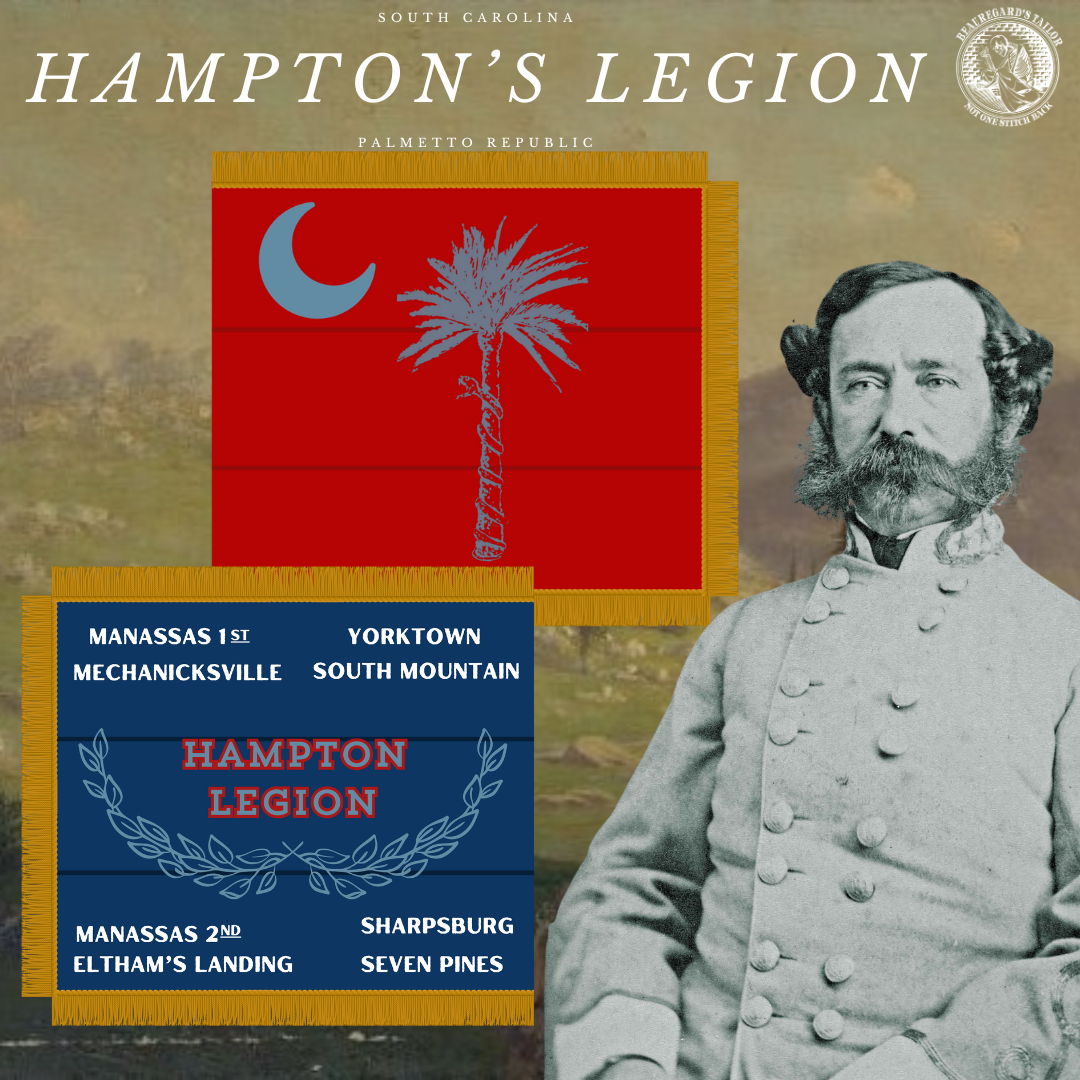 Hampton Legion South Carolina Volunteers Flag