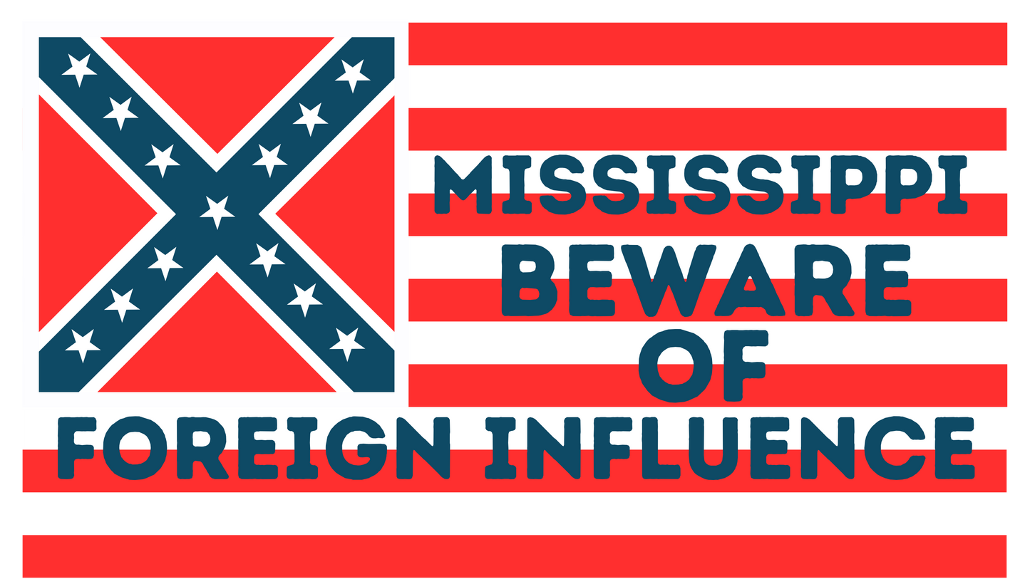 "Beware of Foreign Influence" State Car Tag/Plate