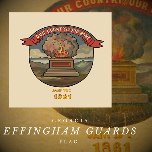 Effingham Guards Flag Stickers/Magnets
