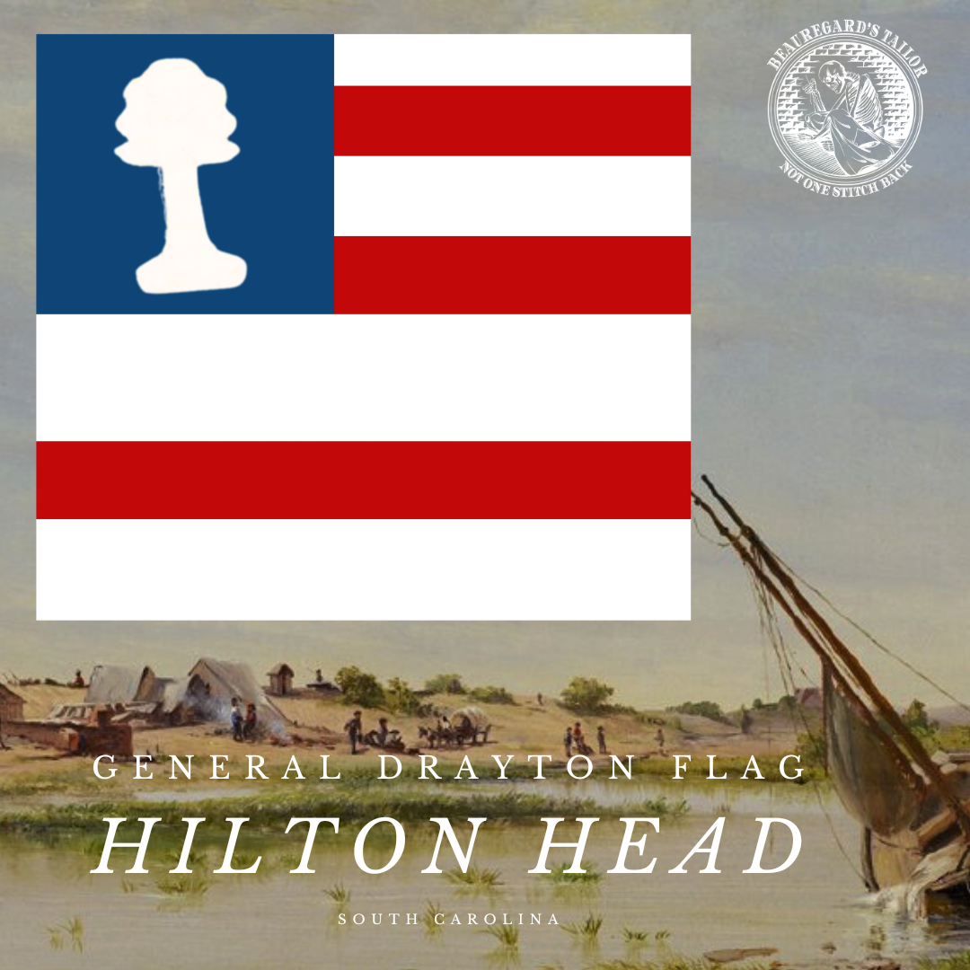 Hilton Head Flag - General Drayton - Stickers/Magnet