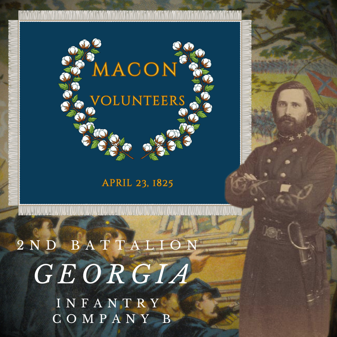 Macon Volunteers - Company B - 2nd Georgia Battalion Flag