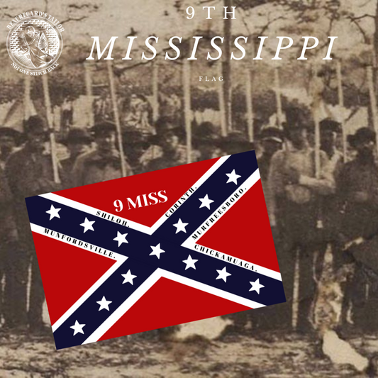 9th Mississippi Army of Tennessee House Flag