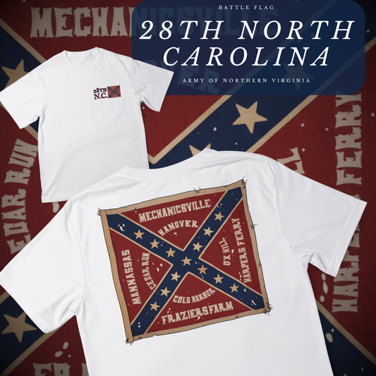 28th North Carolina Battle Flag Shirt