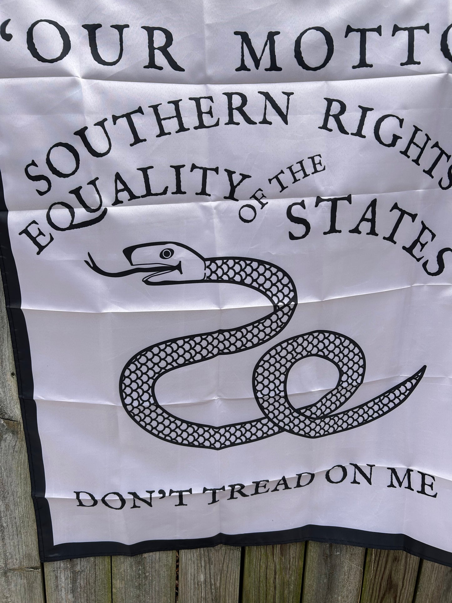 "Southern Rights" Savannah, Georgia Secession Banner House Flag