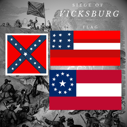 Vicksburg Flags Stickers