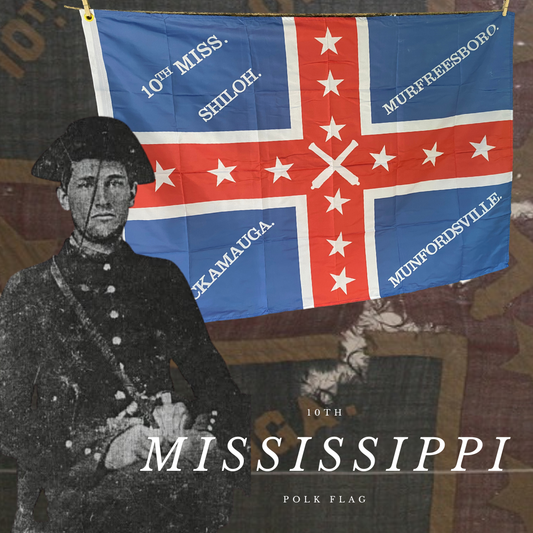 10th Mississippi Polk's Corps House Flag