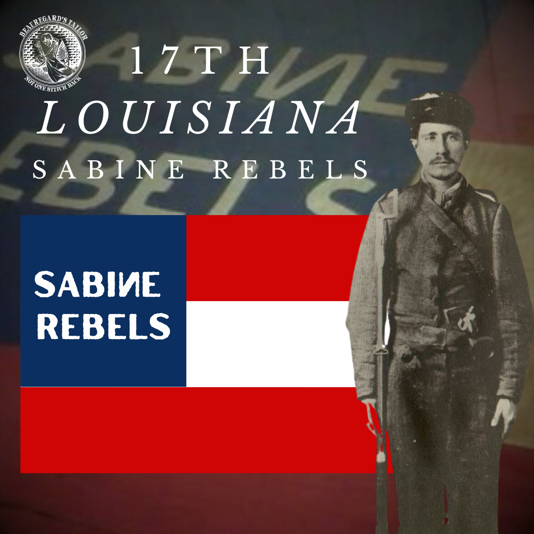 17th Louisiana Infantry Flag Sticker