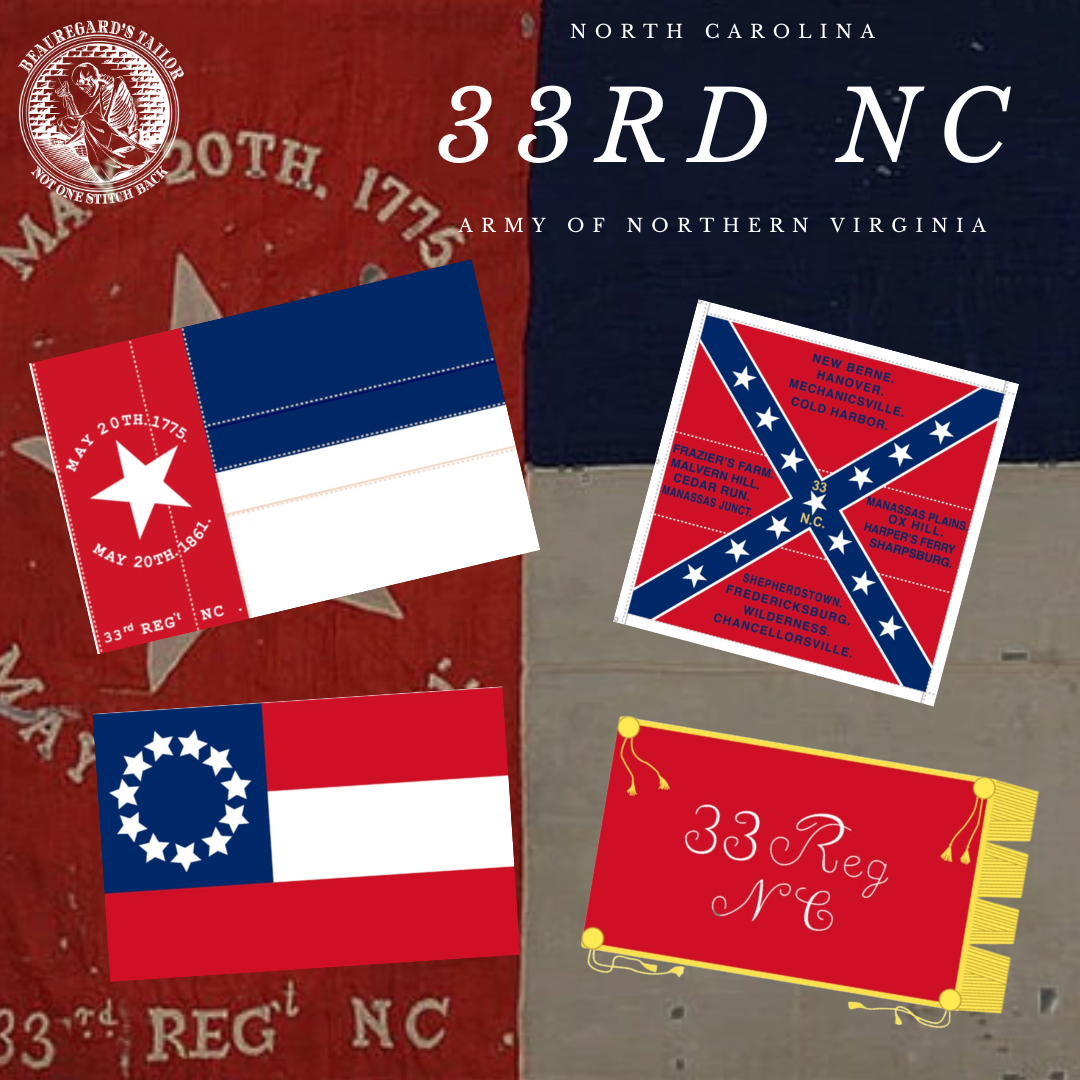 33rd  North Carolina Flag Shirt