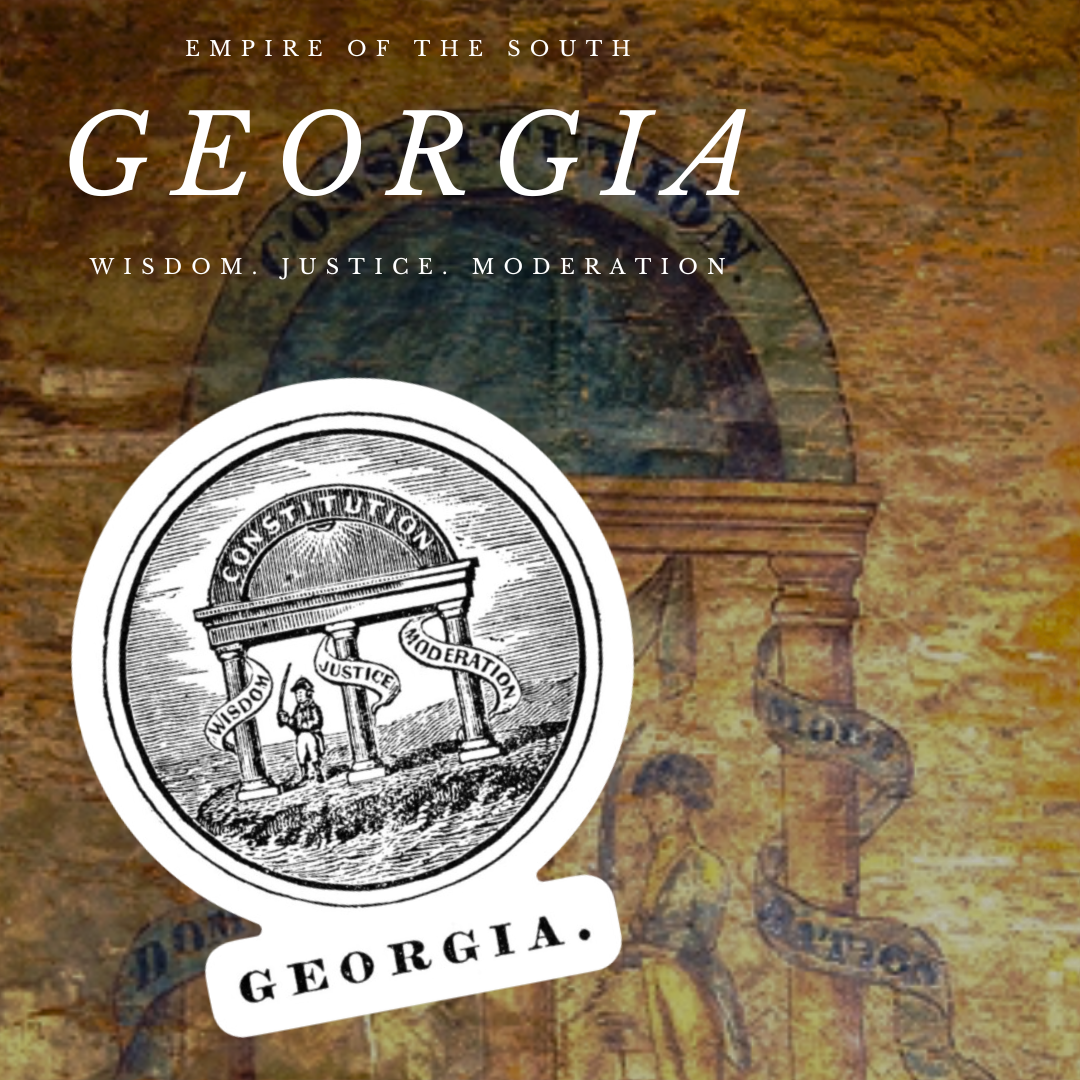 Georgia State Seal Stickers