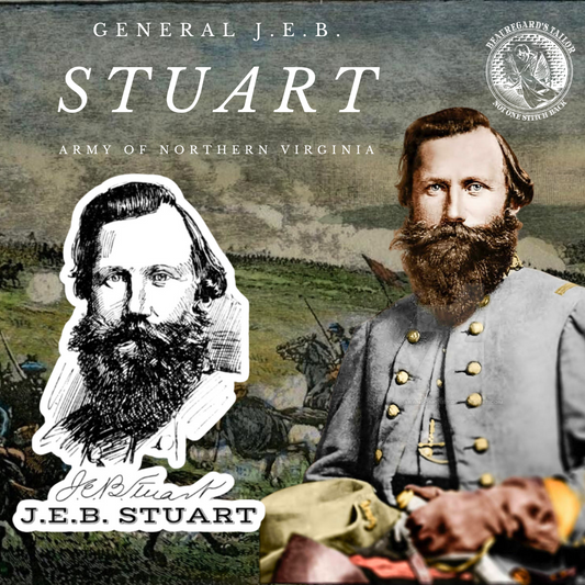 General J.E.B. Stuart Stickers