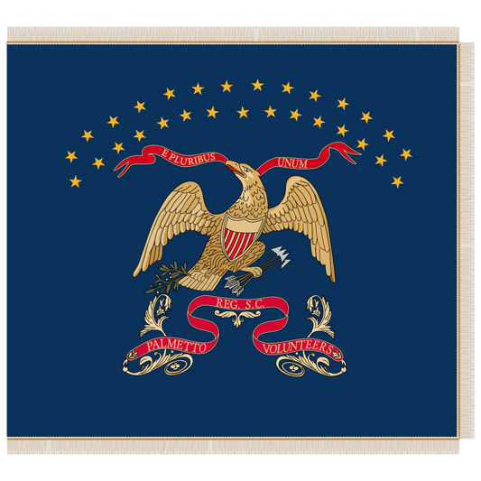 Palmetto Regiment - Mexican American War Flag Stickers