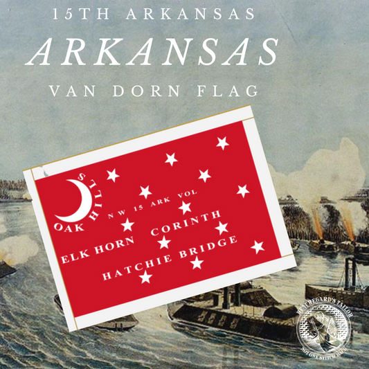 15th Arkansas Infantry Flag Stickers