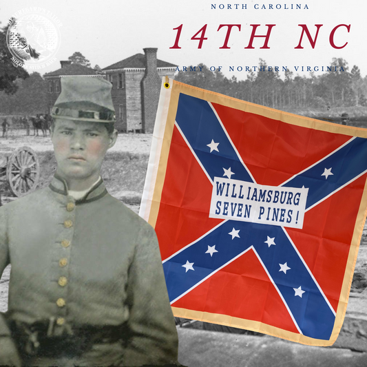 14th North Carolina Troops House Flag