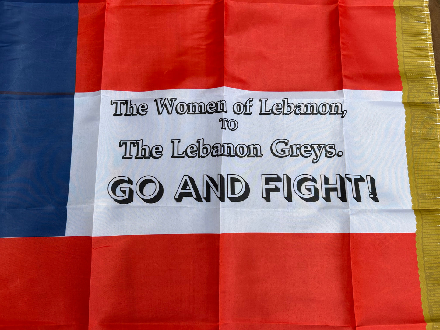 "Go and Fight" Lebanon Grey's - Company H - 7th Tennessee Flag
