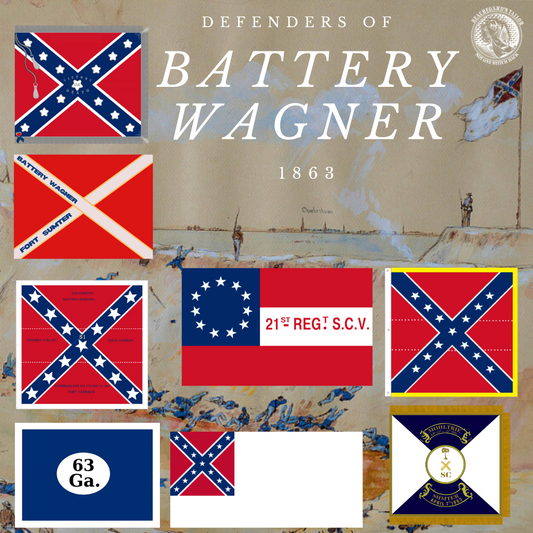 Defenders of Battery Wagner Sticker Set