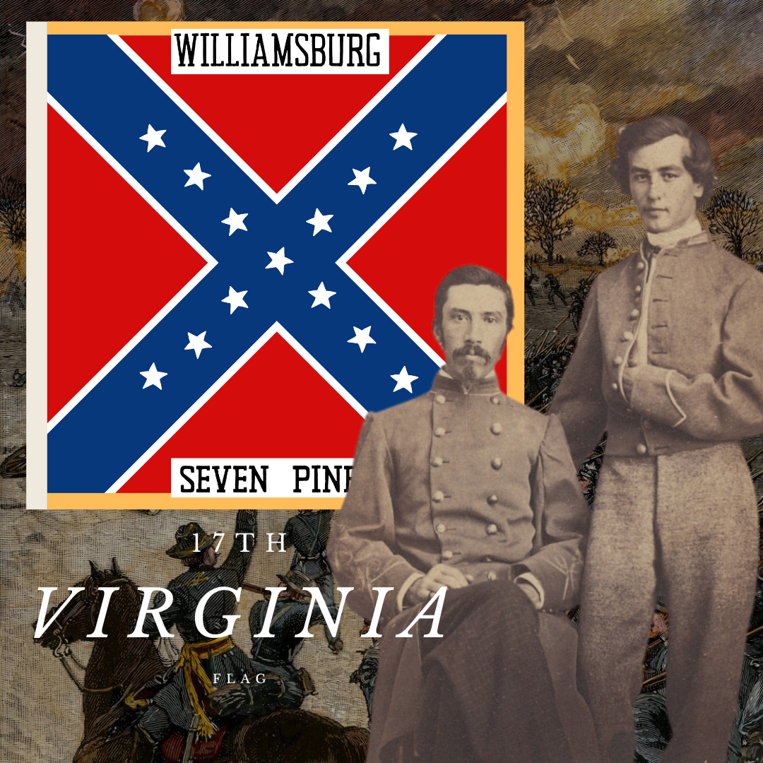 17th Virginia Infantry Flag Stickers/Magnet