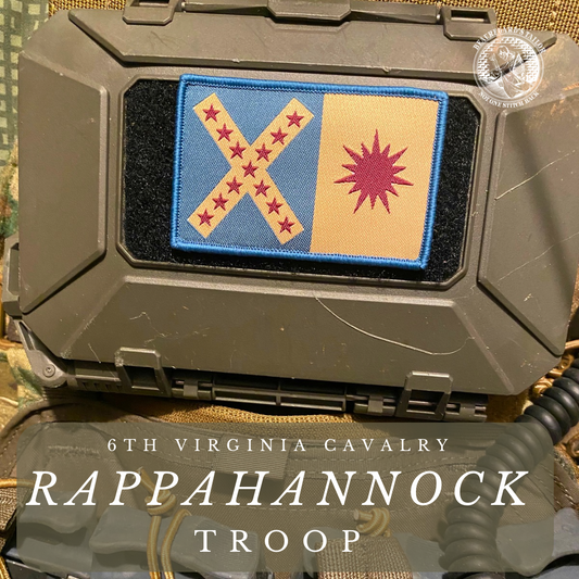 "Rappahannock Cavalry" 6th Virginia Cavalry Morale Patch