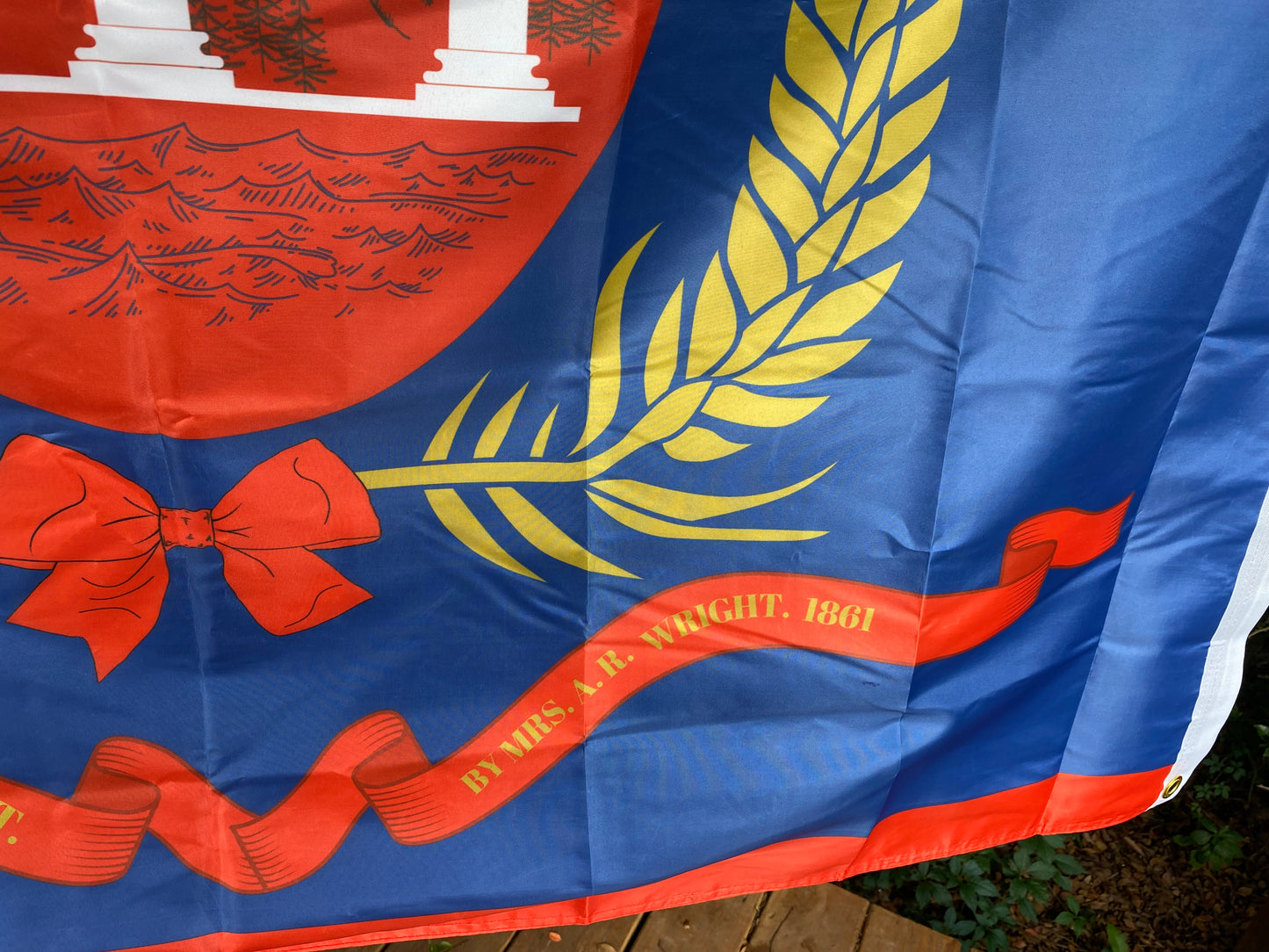 "Pro aris et focis" - "for hearth and home" - 3rd Georgia Regimental House Flag