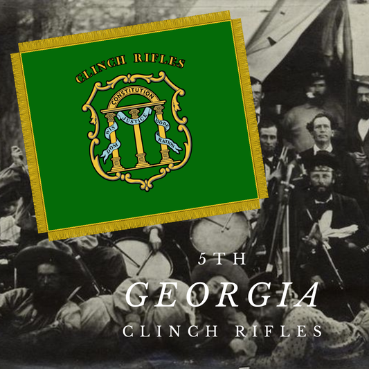 5th Georgia Infantry - Company A - Clinch Rifles Flag