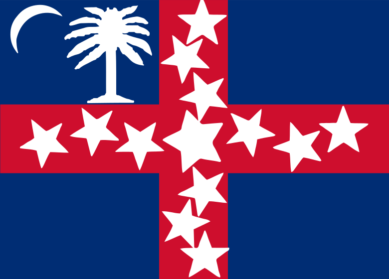 South Carolina Sovereignty Flag Stickers/Magnet