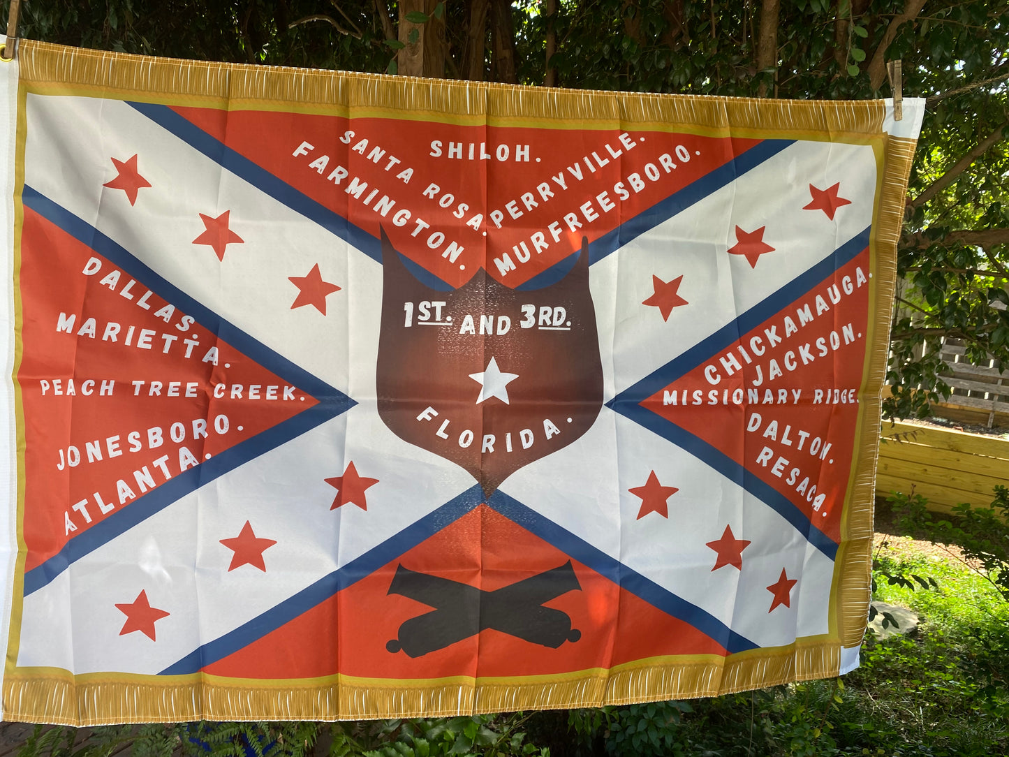 1st and 3rd Florida Infantry House Flag