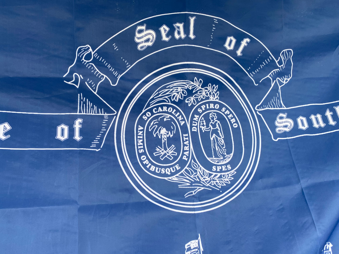 South Carolina State Seal and Fort Sumter House Flag