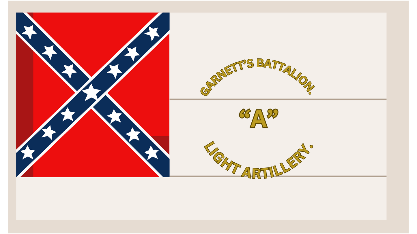 Garnett's Light Artillery 2nd National House Flag