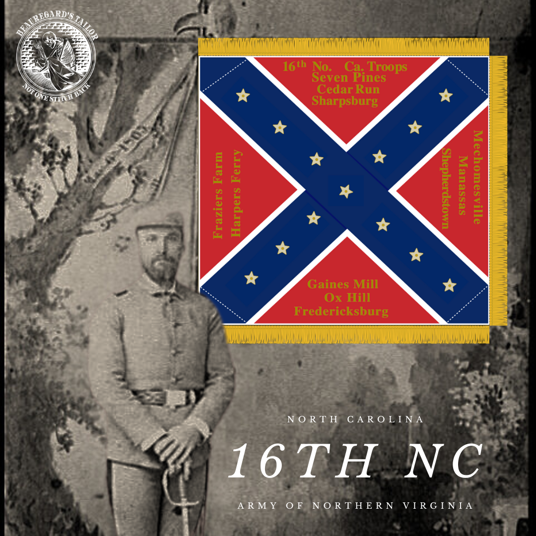 16th North Carolina Troops House Flag