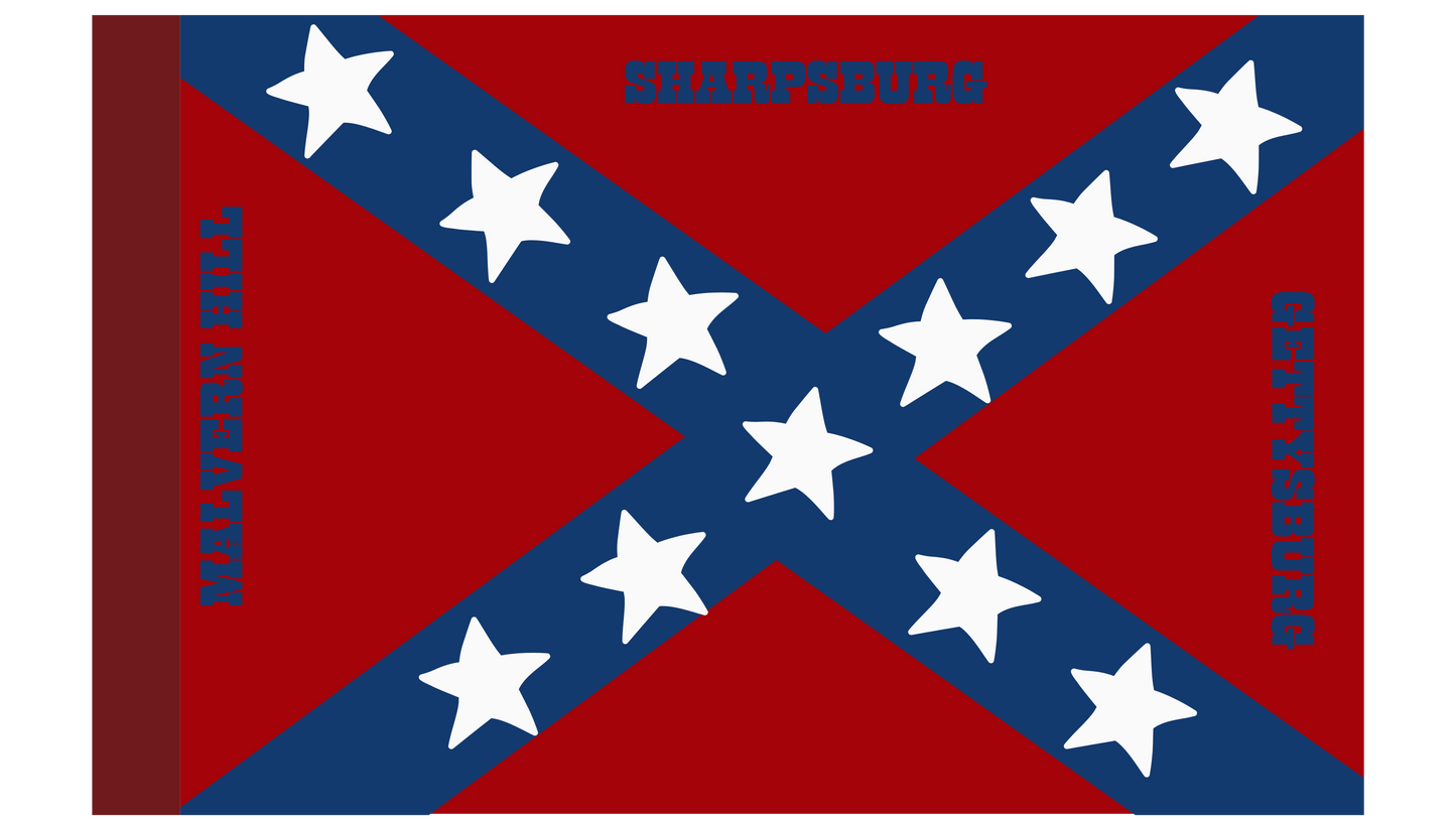 9th Georgia Infantry Flag Stickers/Magnet