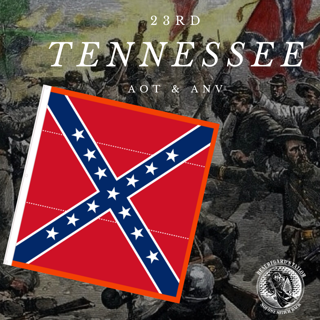 23rd Tennessee Regiment  Flag Stickers/Magnet