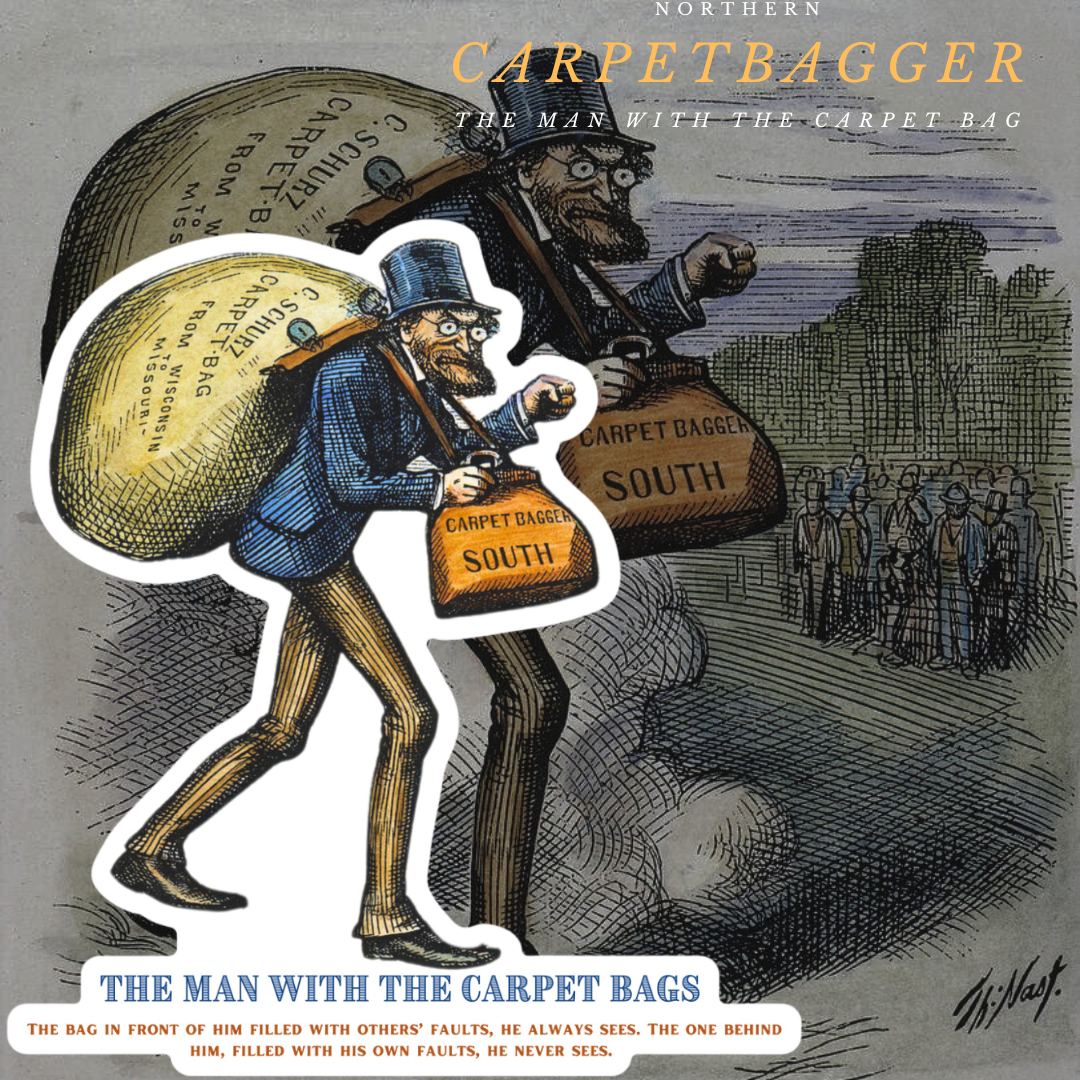 "Carpetbagger" Stickers/Magnet