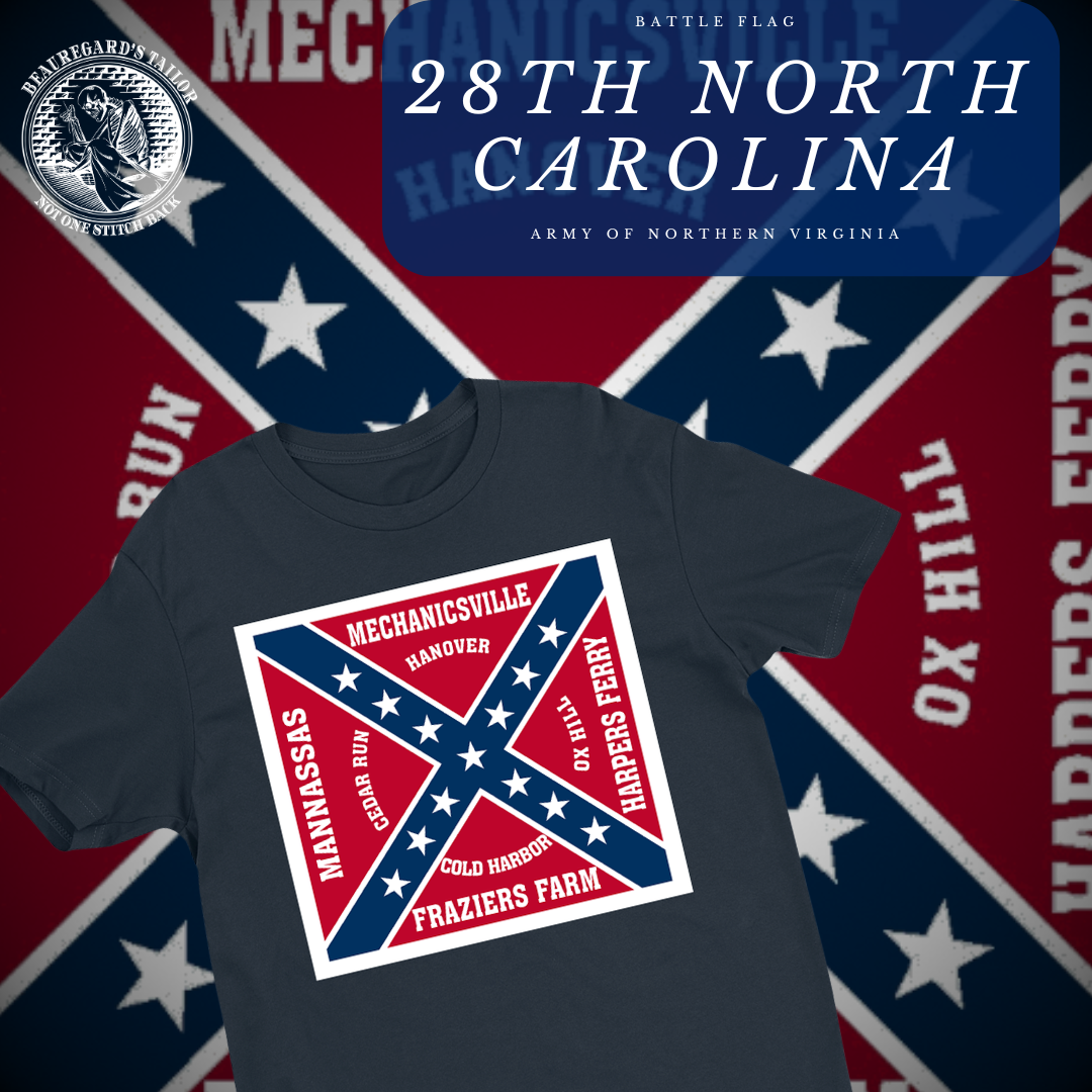 28th North Carolina Battle Flag Shirt