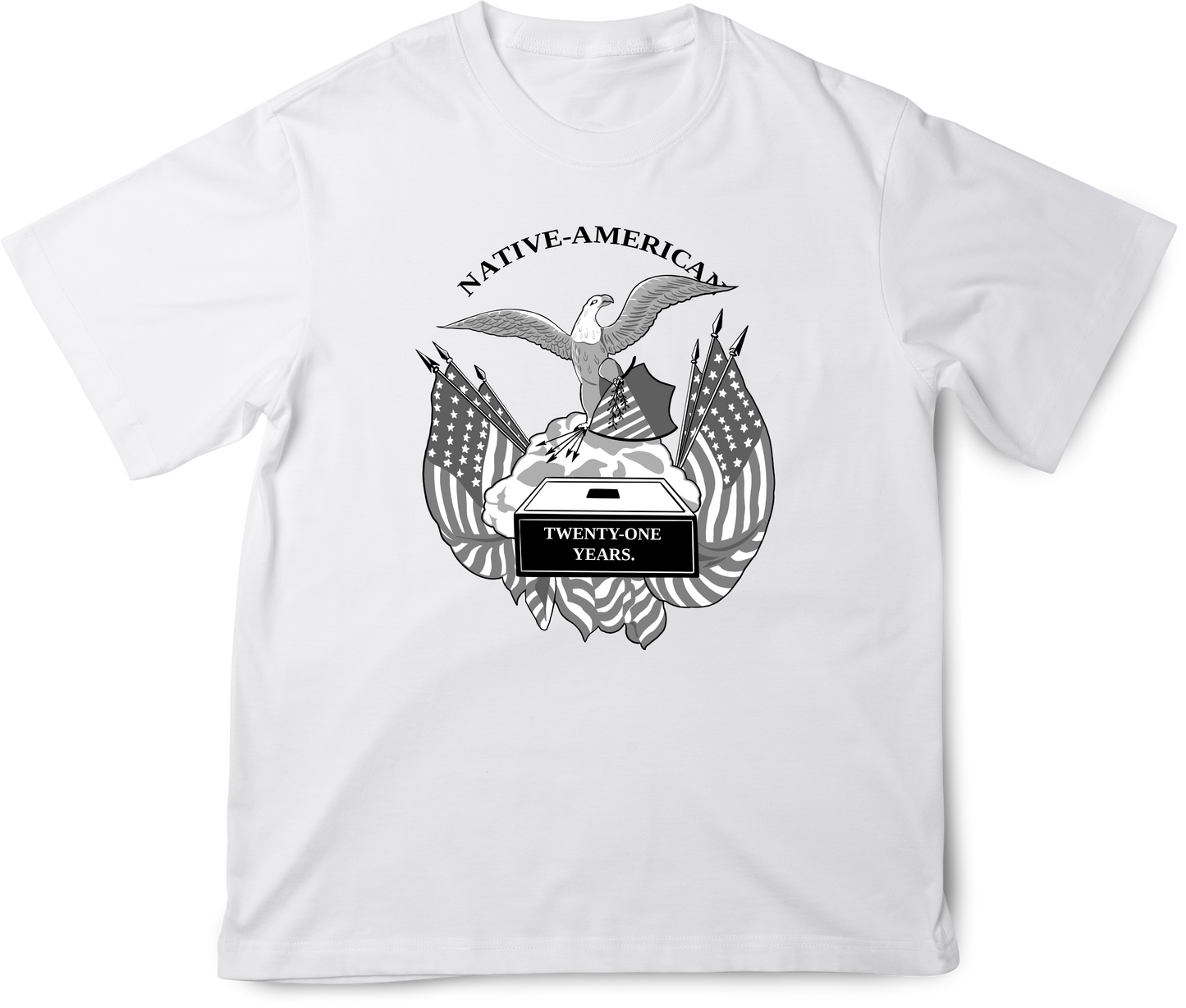"Beware of Foreign Influence" - Know Nothing Party Flag  Shirt