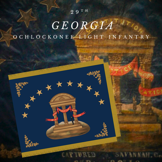29th Georgia Company - E - Ochlockonee Light Infantry Flag Stickers/Magnet