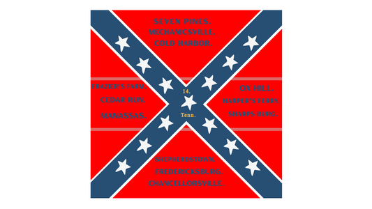 14th Tennessee Infantry  Flag