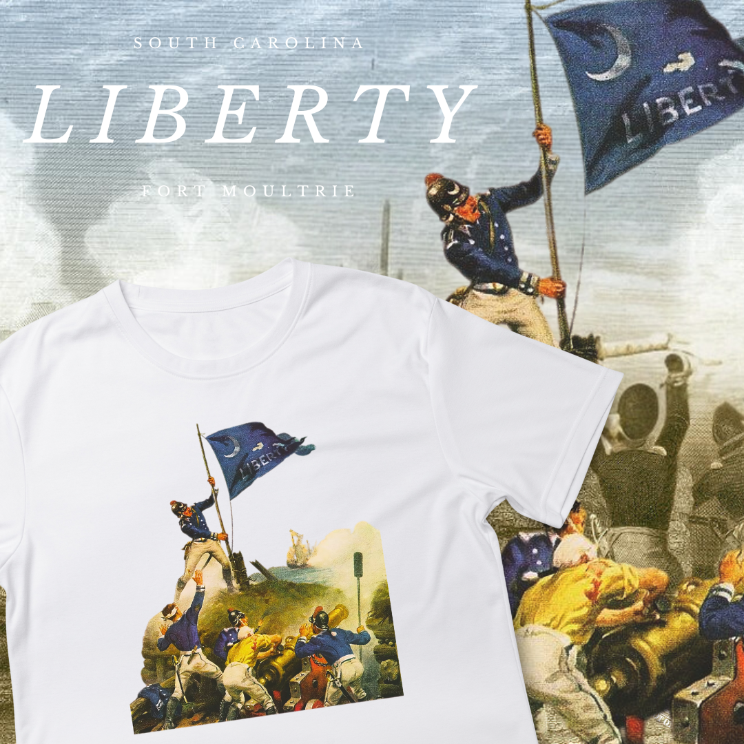 Raising the Flag of Fort Moultrie Shirt