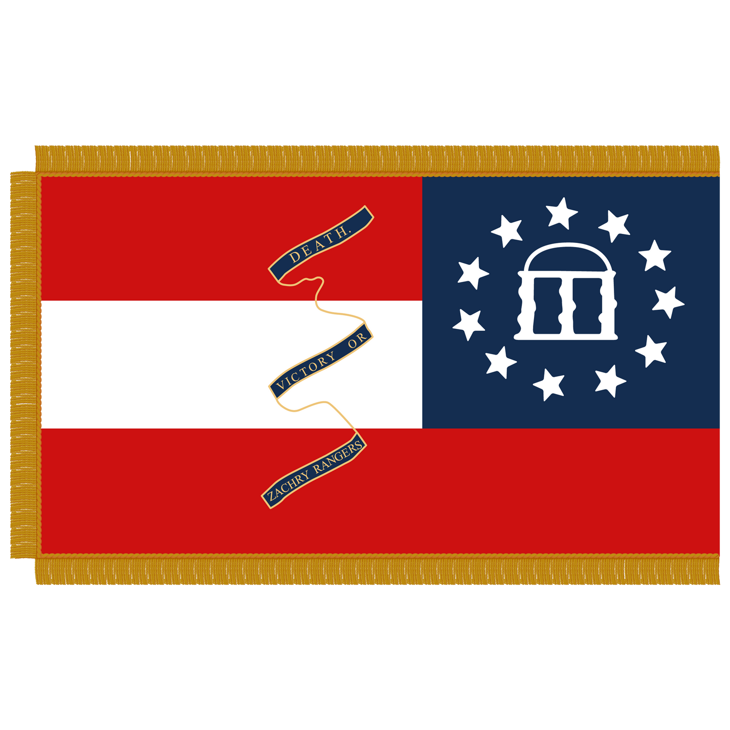 27th Georgia Infantry Flag Stickers/Magnet