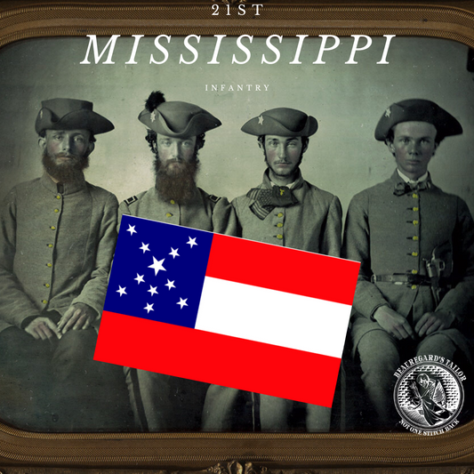 21st Mississippi Regimental Colors Stickers