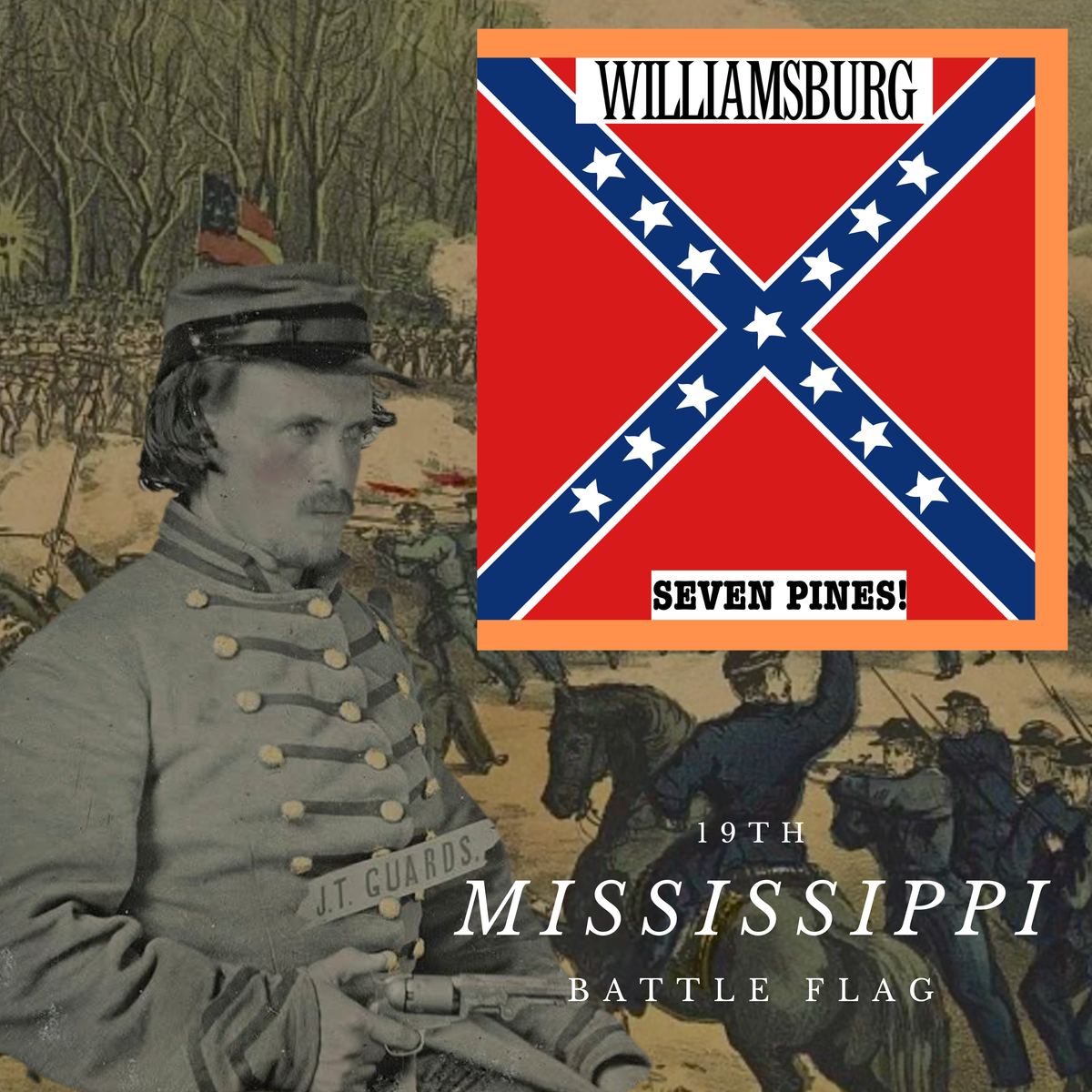 19th Mississippi House Flag