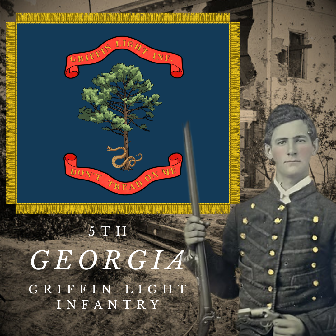 5th Georgia Infantry - Company B - Griffin Light Infantry Flag