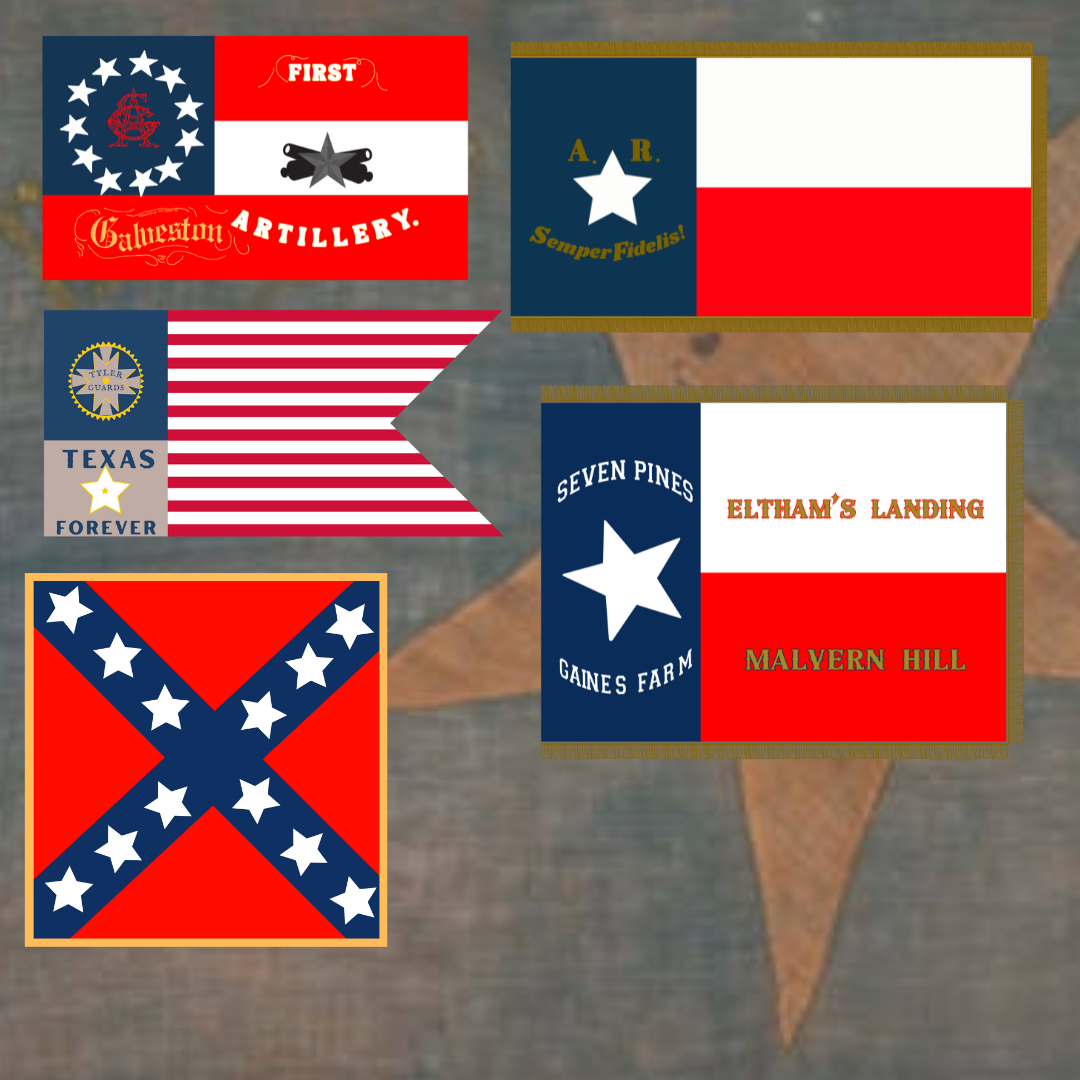 Texas Flag Sticker Set