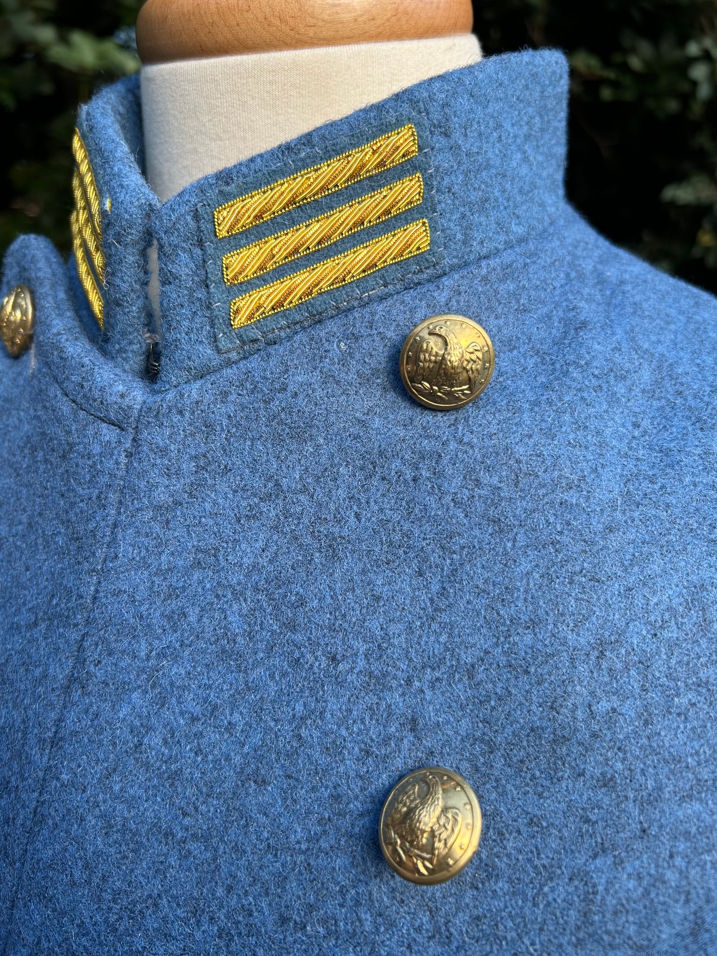Confederate Officer Frock Coat - Untrimmed Company Grade