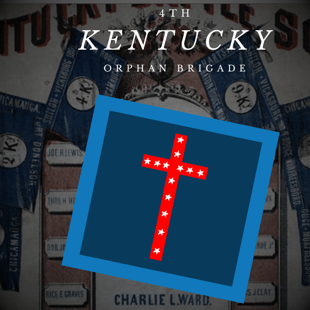 4th Kentucky Flag- Orphan Brigade Stickers/Magnet