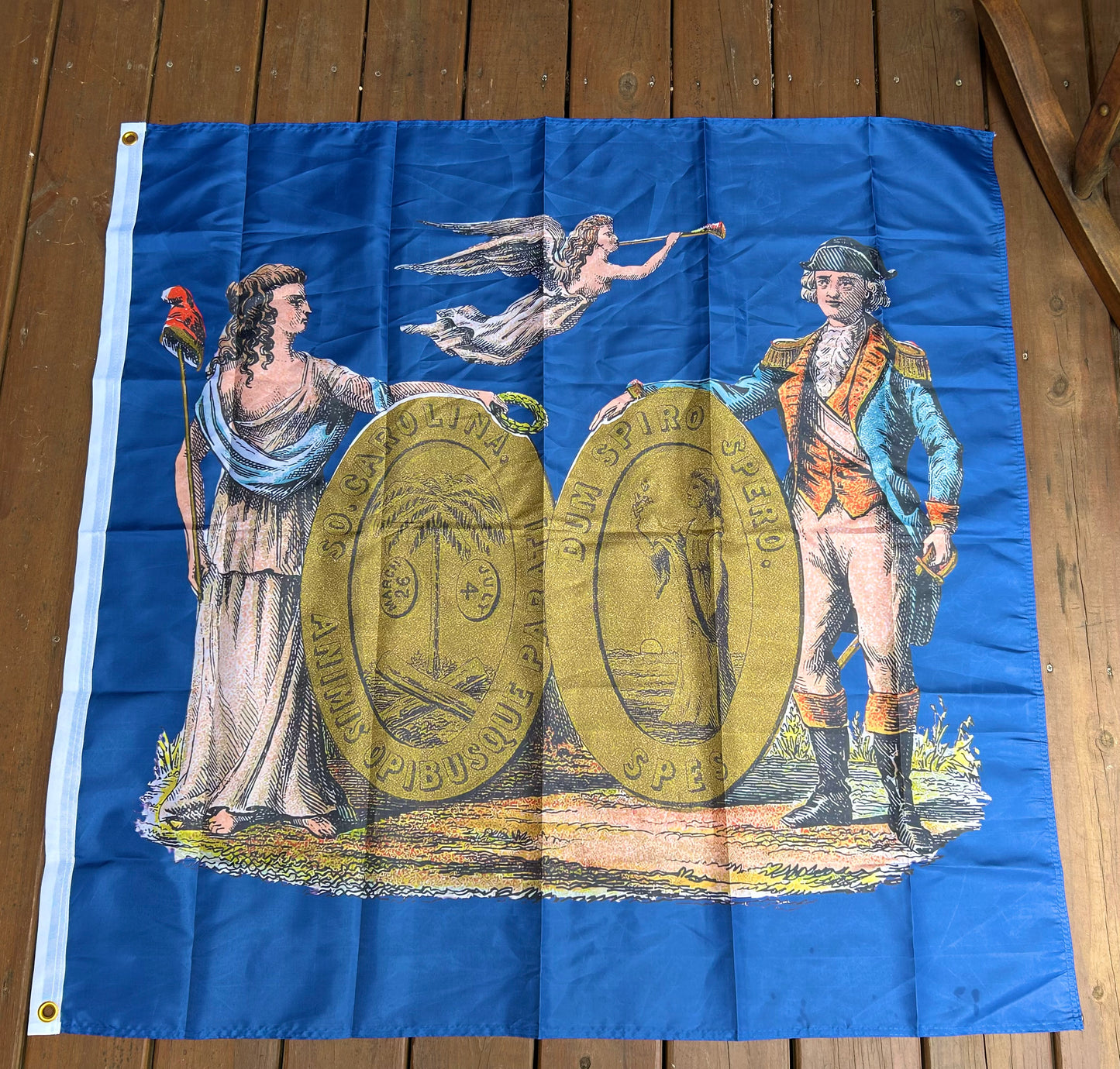 South Carolina Coat of Arms Flag