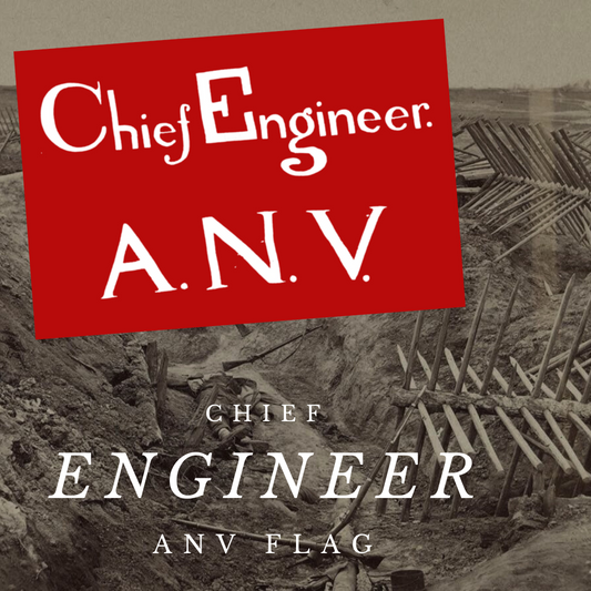 Chief Engineer of the Army of Northern Virginia Flag Stickers/Magnets