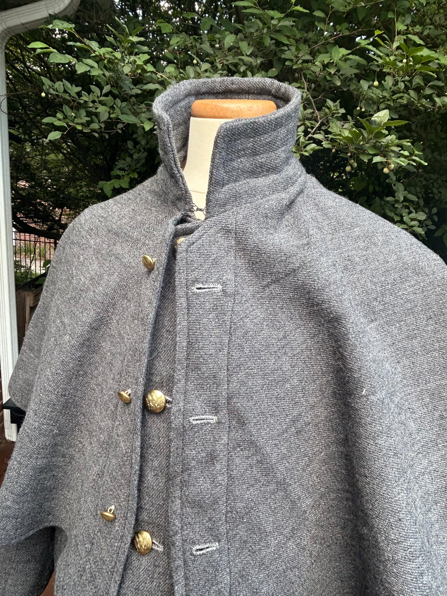 5th Texas Infantry Overcoat (Crude Broadcloth) 1861-1865