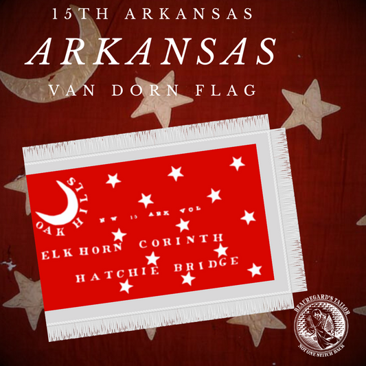 15th Arkansas Arkansas Infantry Van Dorn House Flag