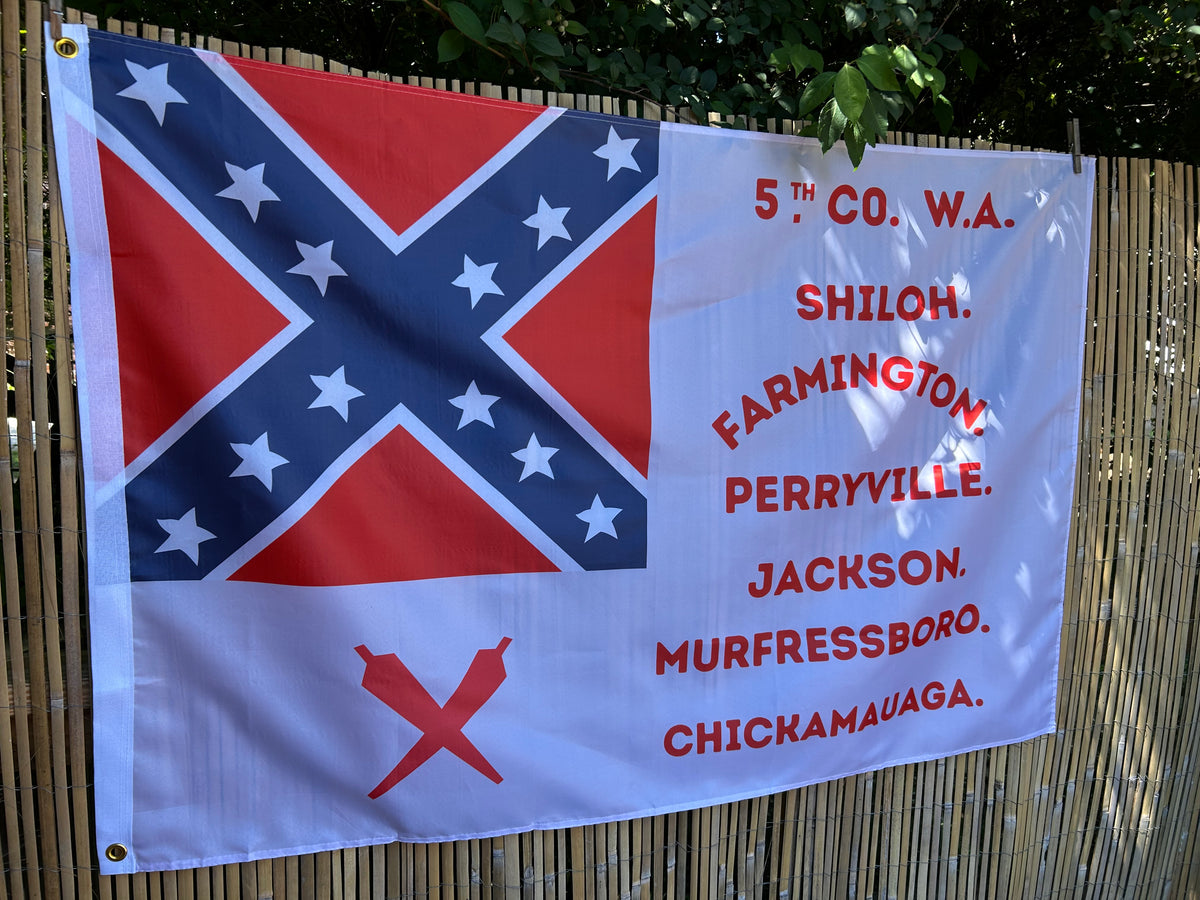 Washington Artillery - 5th Company 2nd National House Flag